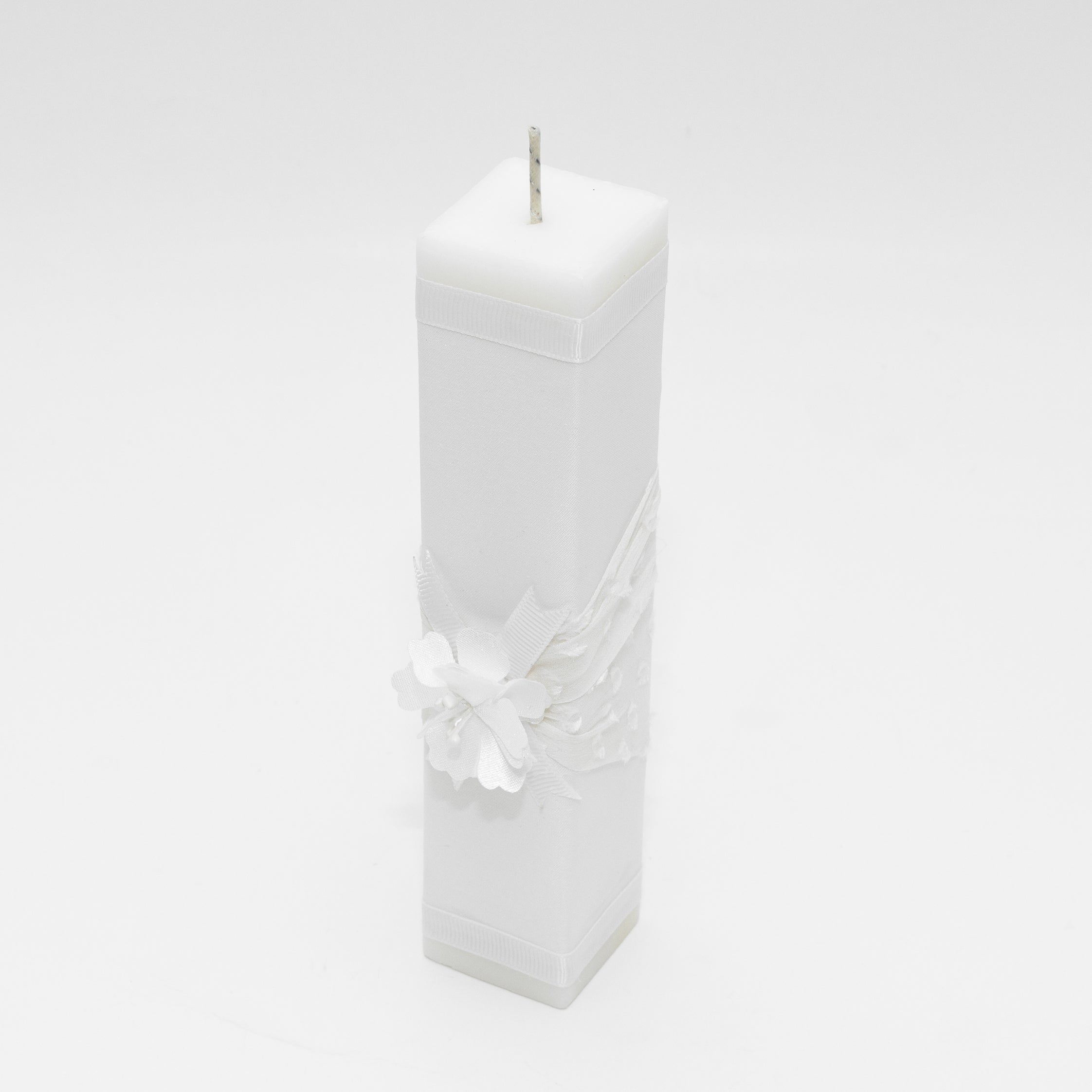 Kit de Bautizo blanco con flor
