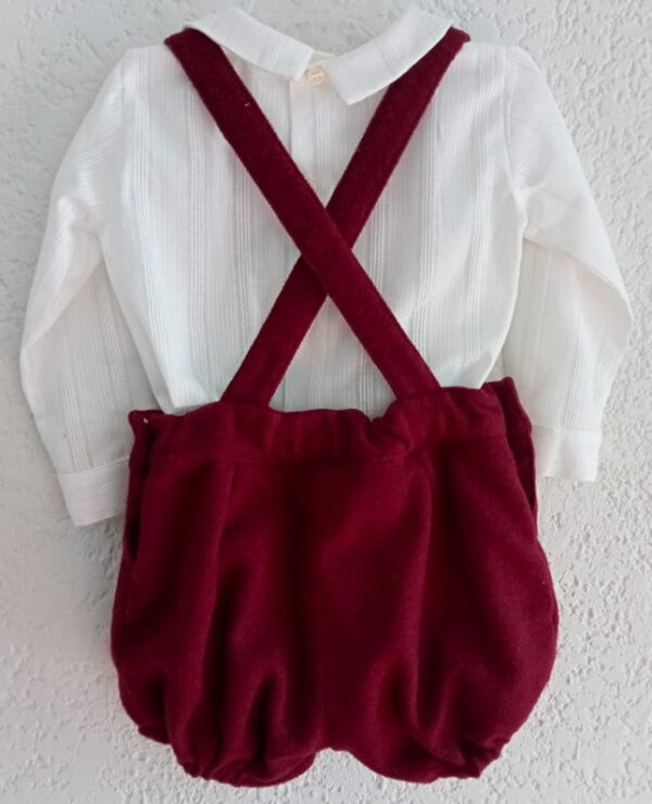 Bombacho de lana con camisa de algodón - Imagen 2