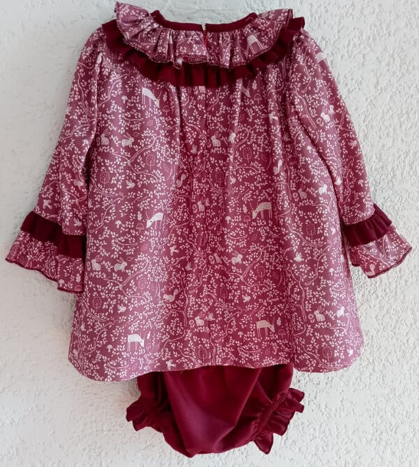 Vestido de algodón estampado - Imagen 2