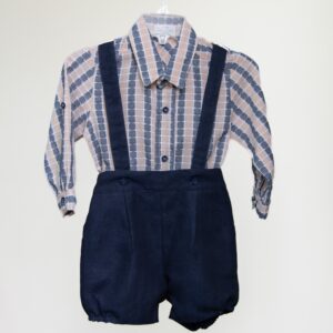 Pañalero de niño algodón azul