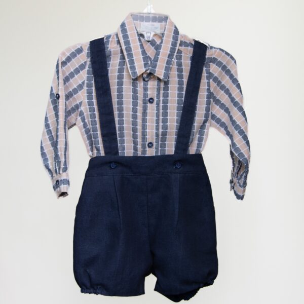Pañalero de niño algodón azul