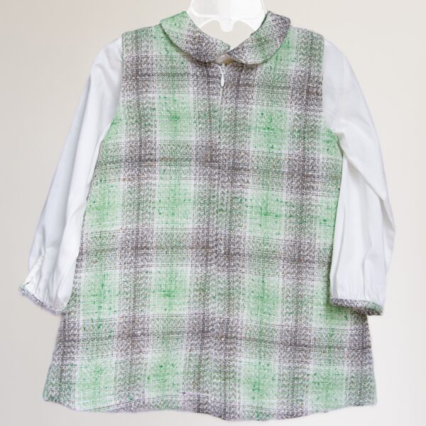 Jumper lana verde y gris - Imagen 2