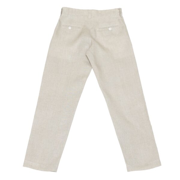 Pantalón en lino con bolsillos sesgados - Imagen 13