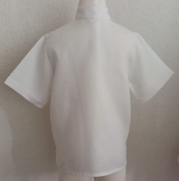 Camisa en lino manga corta - Imagen 2