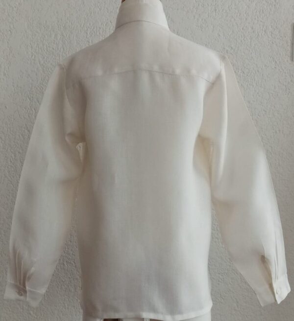 Camisa en lino manga larga - Imagen 2