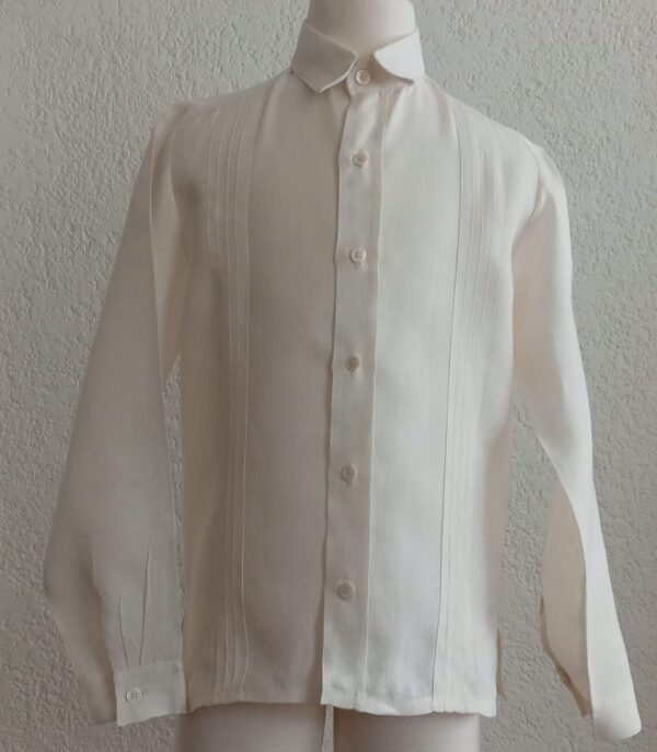 Camisa en lino manga larga