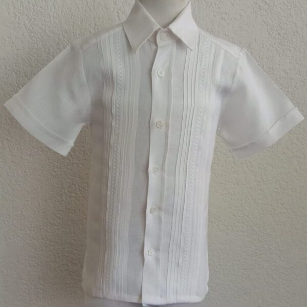 Camisa en lino manga corta