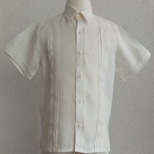 Camisa en lino manga corta