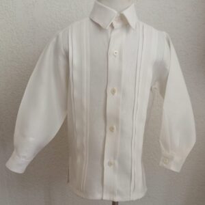 Camisa en lino manga corta larga