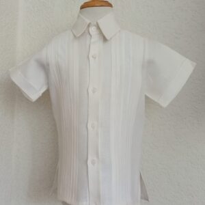 Camisa en lino manga corta