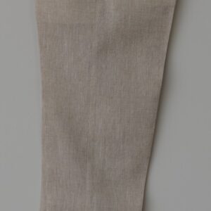 Pantalón en lino con bolsillos rectos