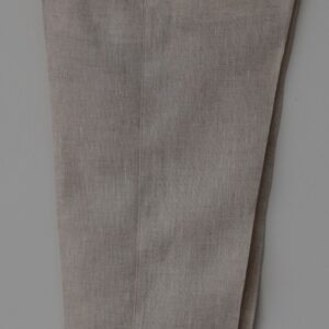 Pantalón en lino con bolsillos sesgados