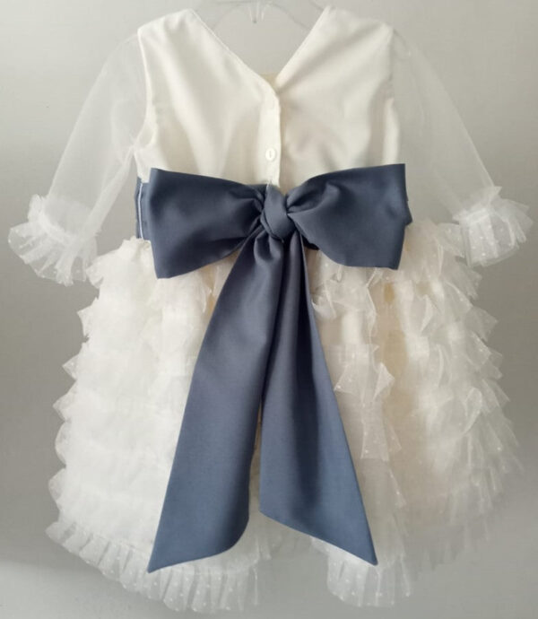 Vestido de tul plisado de lunares - Imagen 3