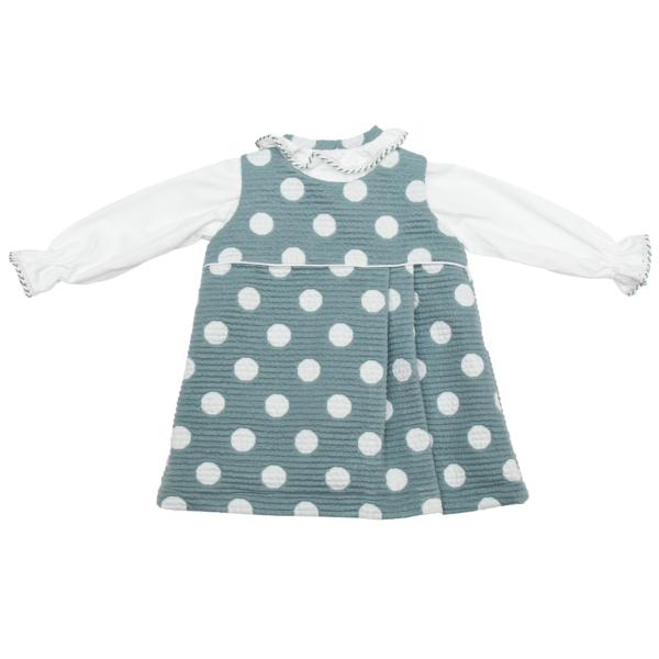 Jumper verde con lunares blancos - Imagen 2