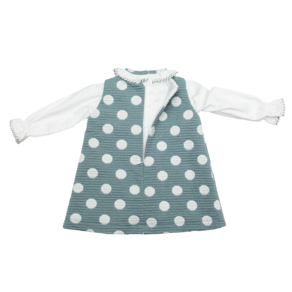 Jumper verde con lunares blancos - Imagen 3