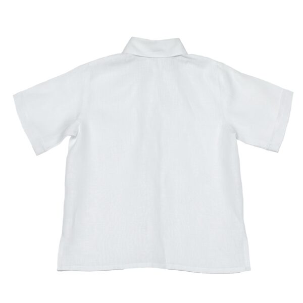Camisa en lino manga corta - Imagen 3