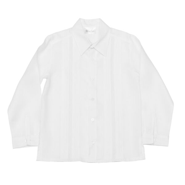 Camisa en lino manga larga - Imagen 4