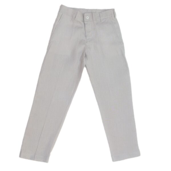 Pantalón en lino con bolsillos laterales - Imagen 11