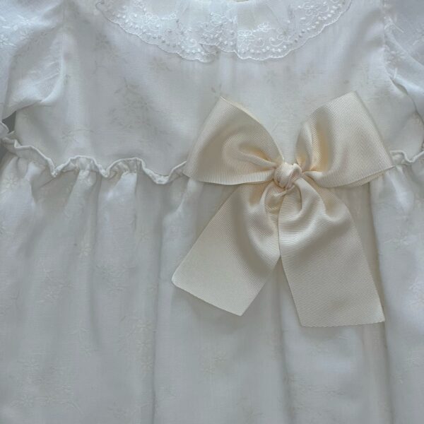 Vestido de algodón estampado de flores - Imagen 4