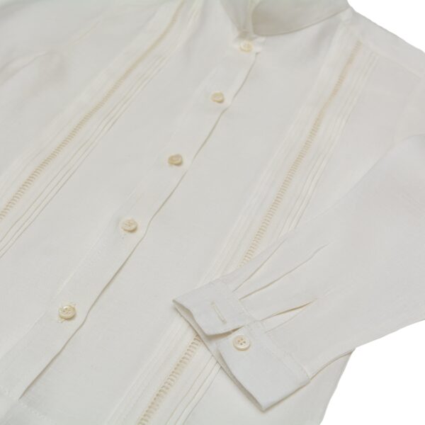Camisa en lino manga larga - Imagen 2