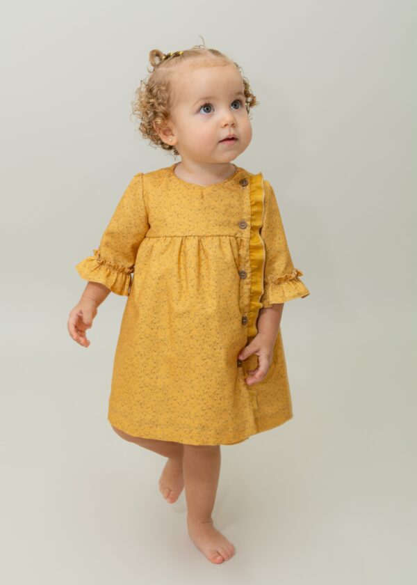 Vestido de viyella estampada - Imagen 3