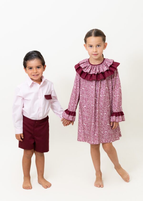 Vestido de algodón estampado - Imagen 4
