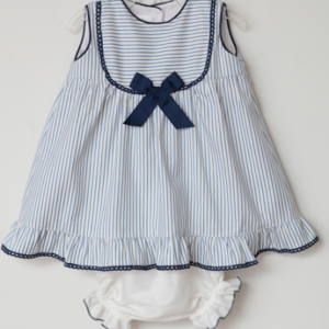 Vestido de algodón crudo