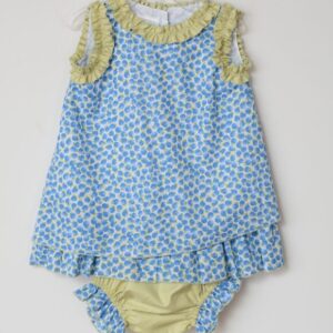 Vestido de algodón estampado