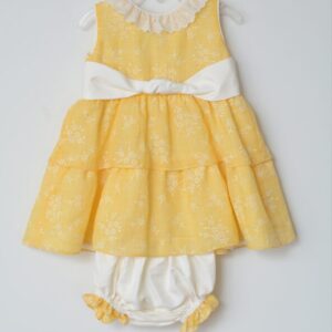 Vestido de algodón amarillo
