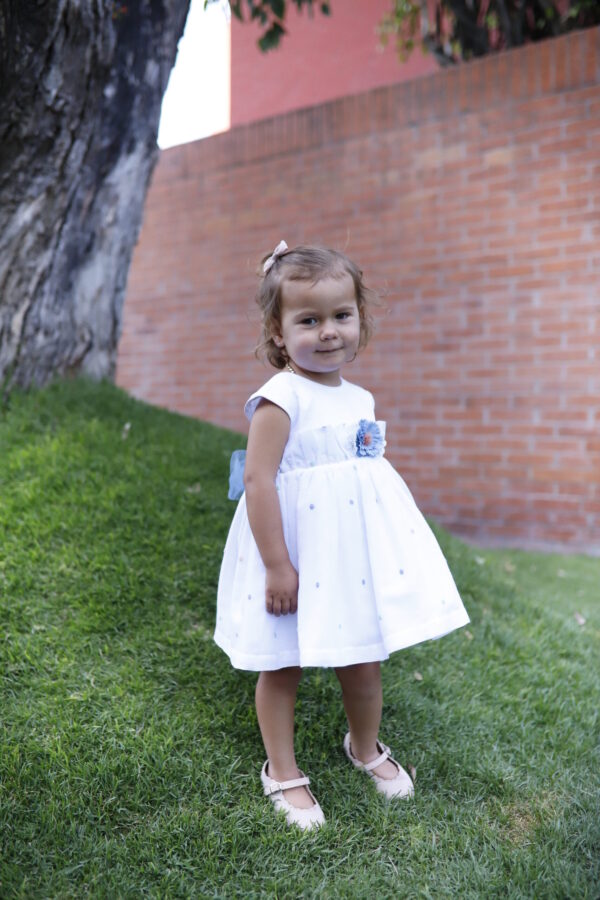 Vestido de algodón blanco - Imagen 5