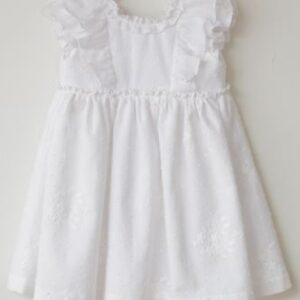 Vestido de plumeti blanco