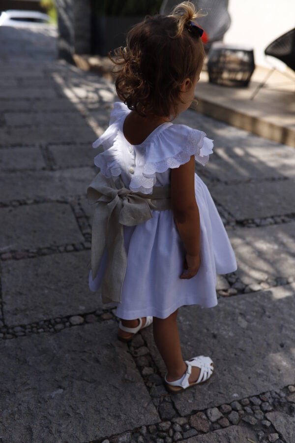Vestido de lino algodón - Imagen 4