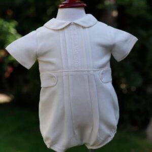 Ropón para niño pañalero de lino
