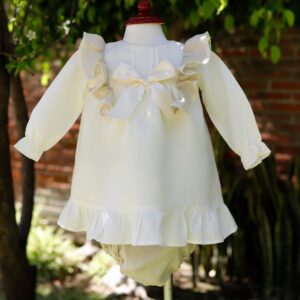Ropón vestido corto de lino