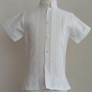 Camisa en lino manga corta