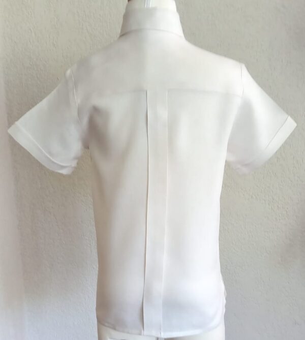 Camisa en lino manga corta - Imagen 2