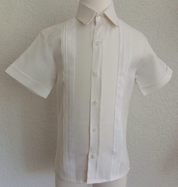 Camisa en lino manga corta