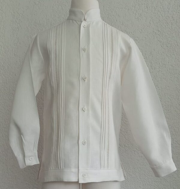 Camisa en lino manga larga