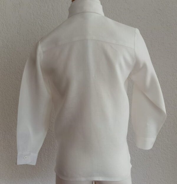 Camisa en lino manga larga - Imagen 2