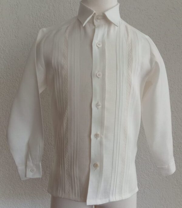 Camisa en lino manga larga