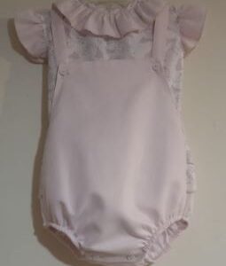 Pañalero para niña de piqué