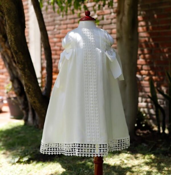 Ropón niña vestido de seda viscosa
