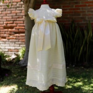 Ropón niña vestido de seda algodón