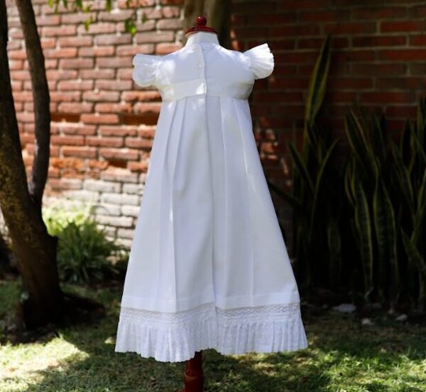 Ropón niña vestido largo de piqué - Imagen 2