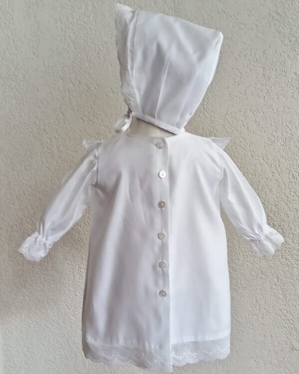 Ropón niña vestido de algodón - Imagen 2
